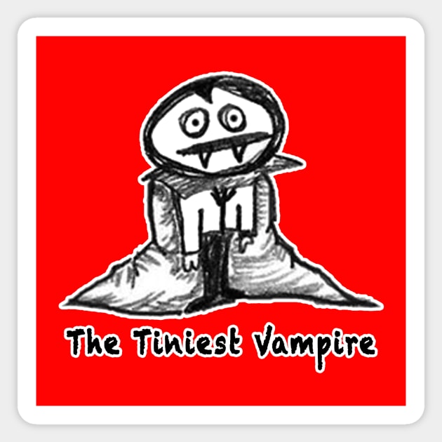 Tiniest Vampire Sticker by witterworks